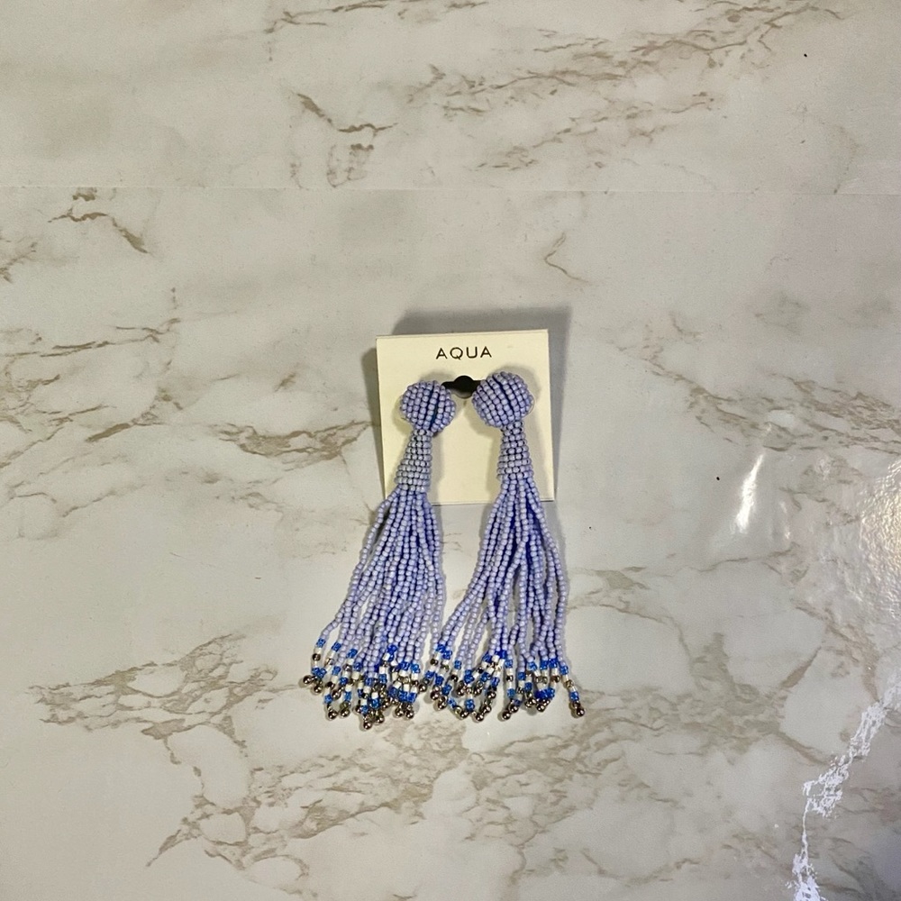 Aqua earrings
